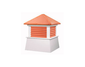 Good Directions Manchester Copper Louvered Vinyl Cupola