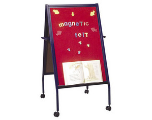 Balt Double Sided Magnetic Red Flannel Surface Easel