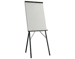 Draper OP Series White Porcelain Writing Surface Easel