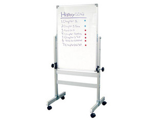 Luxor Double Sided Adjustable Magnetic Whiteboard Easel - Fast FREE FedEx Shipping!