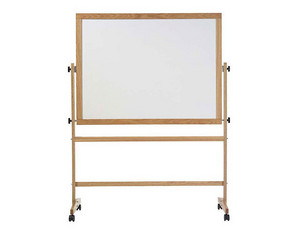 Marsh Industries Freestanding Reversible Both Side Pro Rite Markerboard and Natural Tan Cork Easel