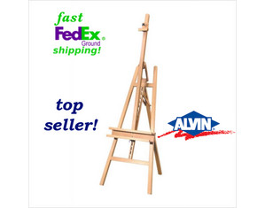 Alvin Heritage A Frame Beech Wood Easel - BEST SELLER! FAST Shipping! - Fast FREE FedEx Shipping!