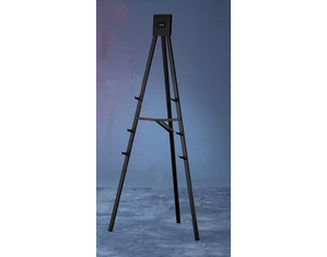 Draper DR Series Black Hardwood Decorative Poster Easel
