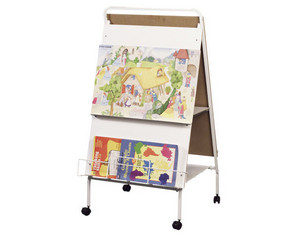 Balt Double Sided Baby Folding Display Easel with Marker Tray - Fast FREE FedEx Shipping!