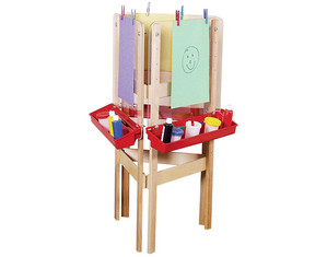 Wood Designs 3 Way Adjustable Childrens Easel - Fast FREE FedEx Shipping!