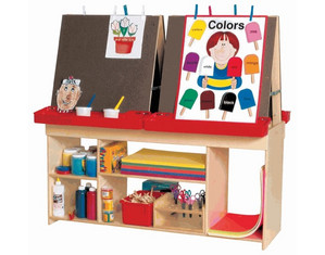 Wood Designs Art Centre for Four Childrens Easel - Fast FREE FedEx Shipping!