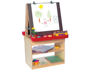 Wood Designs Art Centre for Two Childrens Easel