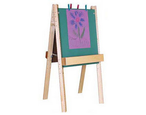 Wood Designs Deluxe Chalkboard Childrens Easel - Fast FREE FedEx Shipping!