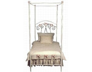 Corsican Canopy Kids Bed with Bows