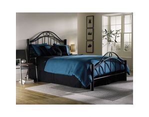 Fashion Bed Group Linden Bed with Frame in Ebony
