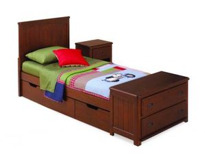 Lea Dillon Panel Platform Bed with Footboard Dresser