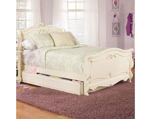 Lea Jessica McClintock Romance Sleigh Kids Bed
