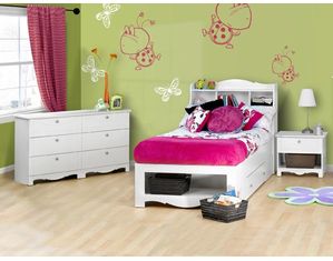 Nexera Dixie Storage Kids Bed