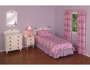 Room Magic Poodles in Paris Bedroom Set Kids Bed