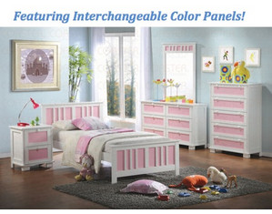 Union Square Four Colors Youth Panel Bed