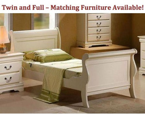 Union Square Ryan Sleigh Bed - Fast FREE FedEx Shipping!