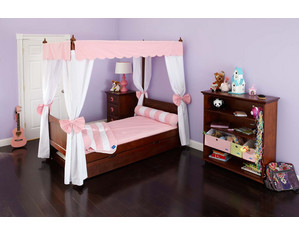 Maxtrix Twin Princess Poster Canopy Bed - Goldilocks - FREE Inside Delivery!