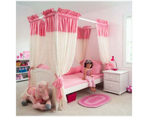Maxtrix Full Princess Poster Canopy Bed - Victoria - FREE Inside Delivery!