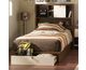 with Bookcase Headboard