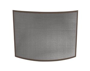 Blue Rhino Single Panel Curved Bronze Wrought Iron Screen