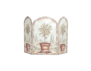 SEI Orange and Lemon Trees Fireplace Screen
