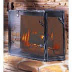3 Panel  Fireplace Screens