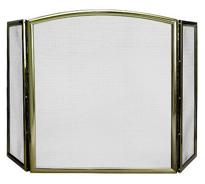 UniFlame_3_Fold_Antique_Brass_Extruded_Aluminum_Screen_with_Arch_Top_Fireplace_Screen.jpg