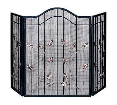 UniFlame_3_Fold_Black_Wrought_Iron_Gate_Screen_Fireplace_Screen.jpg