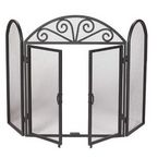 3 Fold  Fireplace Screens