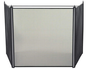 UniFlame 3 Fold Oversized Stove Fireplace Screen