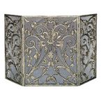 Antique Gold  Fireplace Screens