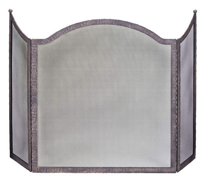 UniFlame_3_Panel_Antique_Rust_Wrought_Iron_Screen_with_Textured_Finish_Fireplace_Screen.jpg