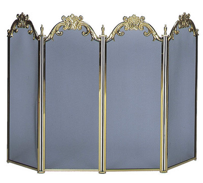 UniFlame_4_Panel_Cast_Solid_Brass_Screen_Fireplace_Screen.jpg