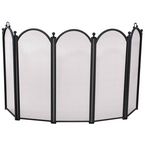 5 Fold  Fireplace Screens