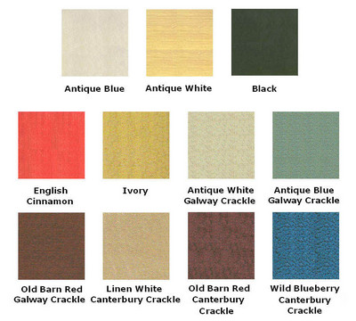 Available Finishes