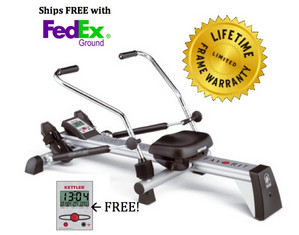 Kettler Favorit Rowing Machine - FREE FedEx Shipping!