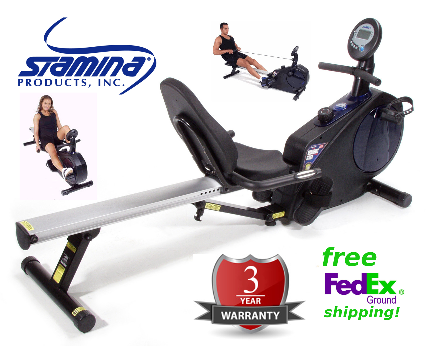 Stamina EMR Conversion II Row-Bike - FREE Fast FedEx Shipping! image
