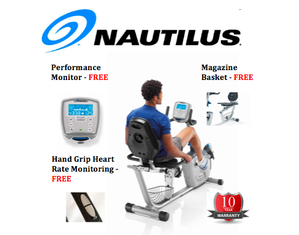 Nautilus R514 Recumbent - New for 2009! - Fast FREE FedEx Shipping