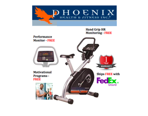 Phoenix Bio Cycle II Upright Bike - Fast FREE FedEx Shipping