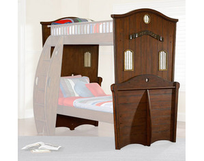 Powell Shiver Me Timbers Twin Size Bunk Bed Headboard and Footboard - FREE Inside Delivery!