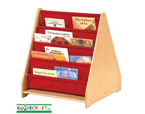 Guidecraft 2 Sided Canvas Display Children Bookcases
