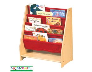 Guidecraft Single Canvas Display Children Bookcases