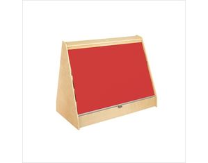 Guidecraft Hideaway Single Sided Book Browser - Red Children Bookcases