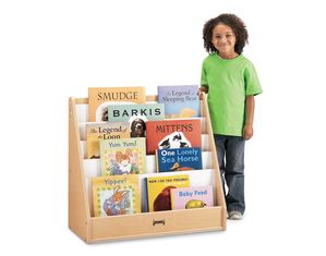 Jonti-Craft MapleWave Flushback Pick-a-Book Stand - 1 Sided