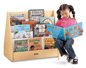 Jonti-Craft MapleWave Pick-a-Book Stand - 1 Sided