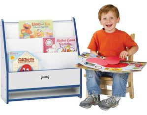 Jonti-Craft Rainbow Accents One Sided Toddler Pick-A-Book Stand