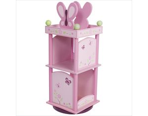 Levels of Discovery Sugar Plum Revolving Bookcase