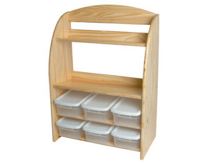 Little Colorado Kids Bookcase and Toy Organizer