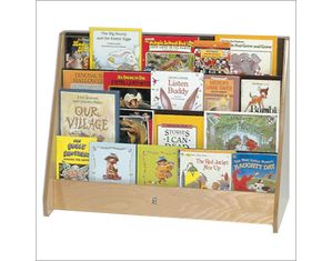 Steffy Wood Four Shelf Bookcase Display