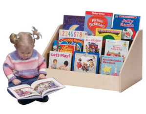 Steffy Wood Toddler Low Bookcase Display - FREE Fedex Shipping!